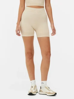 Vêtements De Sport|Primark Short De Yoga Sans Couture à Coordonner Kappa X Écru
