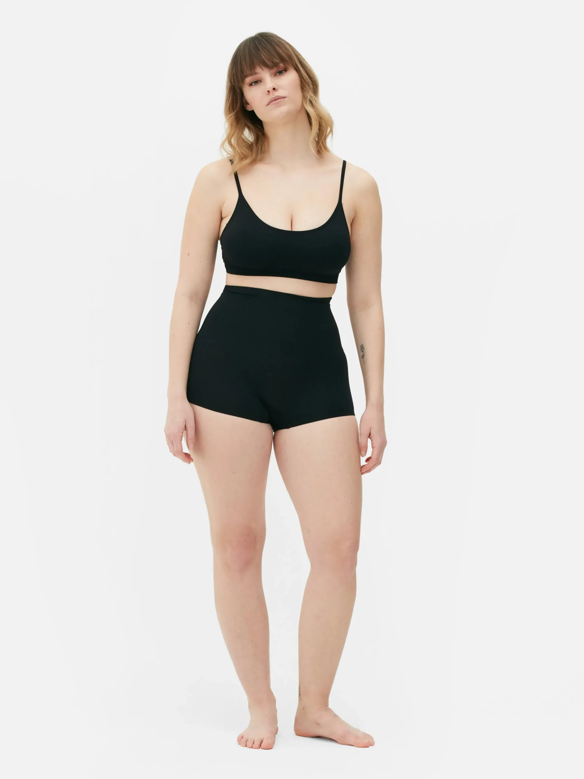 Sous-Vêtements Gainants|Primark Short Sculptant Sans Coutures Noir