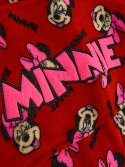 Sweat À Capuche Et Combinaison|Primark Snuddie En Polaire Pour Enfant Disney Minnie Mouse Rouge