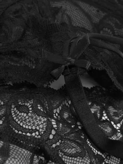 Ensembles Lingerie|Primark Soutien-gorge Balconnets Et String En Dentelle Noir