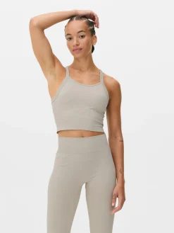 Vêtements De Sport|Primark Soutien-gorge De Sport à Dos Nageur Grège
