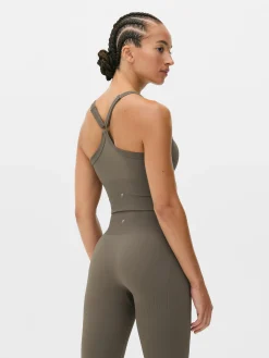 Vêtements De Sport|Primark Soutien-gorge De Sport à Dos Nageur Chocolat