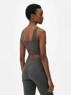 Vêtements De Sport|Primark Soutien-gorge De Sport Sans Coutures Gris foncé