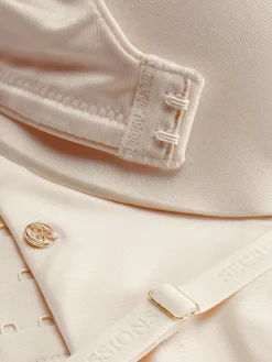 Soutiens-Gorge|Primark Soutien-gorge Moulé Plongeant Maximisant Blanc cassé