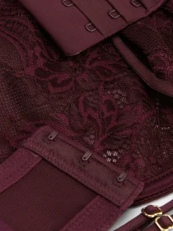 Soutiens-Gorge|Primark Soutien-gorge Non Rembourré En Dentelle, Bonnets D à G Bordeaux