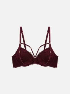 Soutiens-Gorge|Primark Soutien-gorge Push-up En Dentelle à Armatures Bordeaux