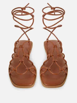 Sandales|Primark Spartiates à Brides Fauve