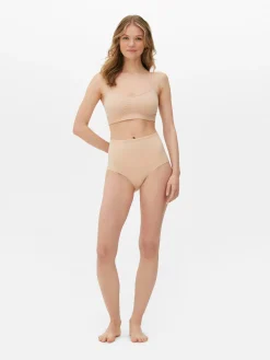 Sous-Vêtements Gainants|Primark String Gainant à Taille Haute Sans Couture Taupe