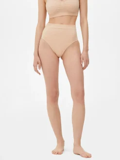 Sous-Vêtements Gainants|Primark String Gainant à Taille Haute Sans Couture Taupe