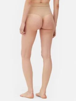 Sous-Vêtements Gainants|Primark String Gainant à Taille Haute Sans Couture Taupe