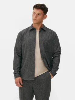 Chemises|Primark Surchemise Avec Poche Plaquée Kem Anthracite chiné