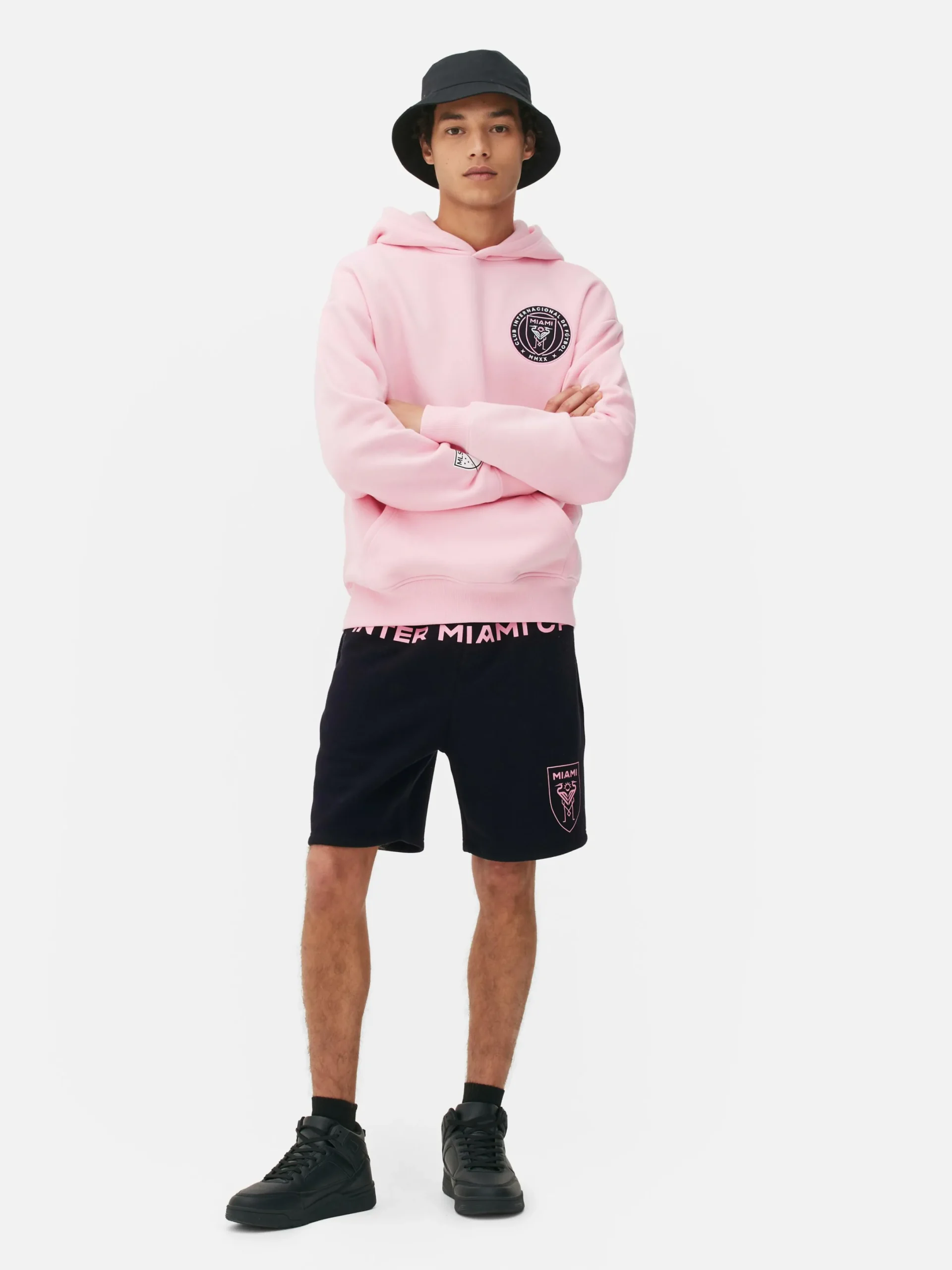 Sweats À Capuche Et Sweat-Shirts|Primark Sweat à Capuche à Logo Inter Miami Rose
