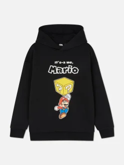 Sweats À Capuche Et Sweat-Shirts|Primark Sweat à Capuche à Motif Briques Super Mario Noir