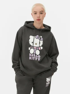 Sweats À Capuche Et Sweat-Shirts|Primark Sweat à Capuche Avec Personnage Hello Kitty à Coordonner Anthracite