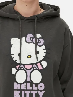 Sweats À Capuche Et Sweat-Shirts|Primark Sweat à Capuche Avec Personnage Hello Kitty à Coordonner Anthracite