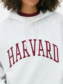 Sweats À Capuche Et Sweat-Shirts|Primark Sweat à Capuche Brodé Harvard Gris