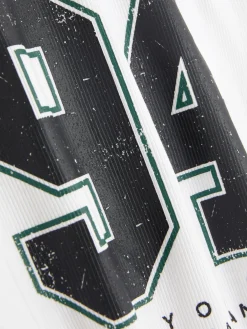 Sweats À Capuche Et Sweat-Shirts|Primark Sweat à Capuche Court New York Blanc