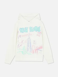 Sweats À Capuche Et Sweat-Shirts|Primark Sweat à Capuche Graphique Écru