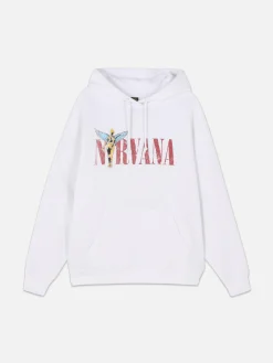 Sweats À Capuche Et Sweat-Shirts|Primark Sweat à Capuche Graphique Nirvana Ivoire