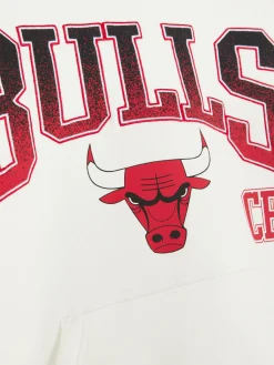 Sweats À Capuche Et Sweat-Shirts|Primark Sweat à Capuche Graphique NBA Chicago Bulls Écru