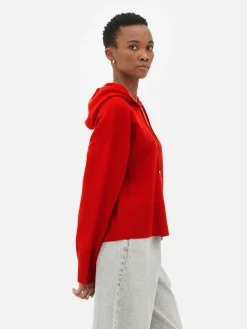 Sweats À Capuche Et Sweat-Shirts|Pulls Et Gilets|Primark Sweat à Capuche Tricoté à Message Rouge