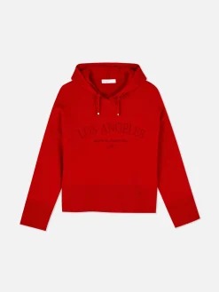 Sweats À Capuche Et Sweat-Shirts|Pulls Et Gilets|Primark Sweat à Capuche Tricoté à Message Rouge