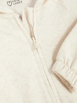 Pulls Et Gilets|Primark Sweat à Capuche Zippé Écru