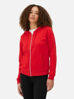 Sweats À Capuche Et Sweat-Shirts|Primark Sweat à Capuche Zippé Essential Rouge