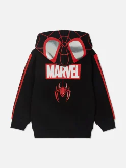 Déguisements Halloween Pour Enfants|Tout Halloween|Primark Sweat Zippé à Capuche Marvel Spider-Man Miles Morales Noir