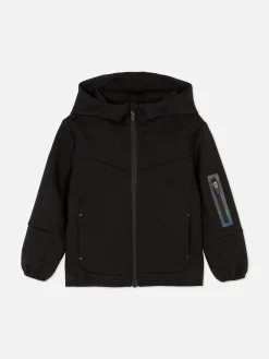 Sweats À Capuche Et Sweat-Shirts|Primark Sweat Zippé Contrecollé à Capuche à Coordonner Noir