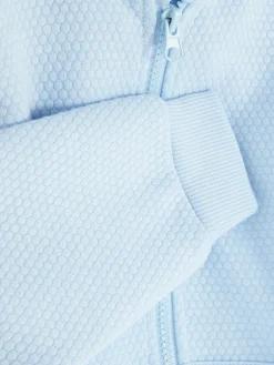 Sweats À Capuche Et Sweat-Shirts|Primark Sweat Zippé Texturé à Capuche Bleu