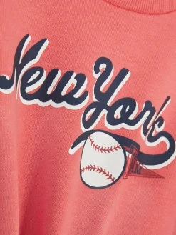 Pulls Et Gilets|Primark Sweat-shirt à Col Ras-du-cou Rouge