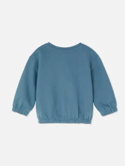 Pulls Et Gilets|Primark Sweat-shirt à Col Ras-du-cou Bleu