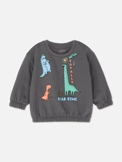 Pulls Et Gilets|Primark Sweat-shirt à Col Ras-du-cou Anthracite