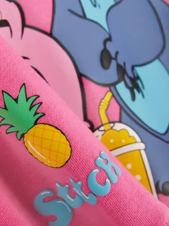 Sweats À Capuche Et Sweat-Shirts|Primark Sweat-shirt à Col Ras-du-cou Disney Lilo & Stitch Slushy Rose