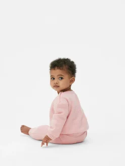 Pulls Et Gilets|Primark Sweat-shirt à Col Ras-du-cou à Coordonner Rose