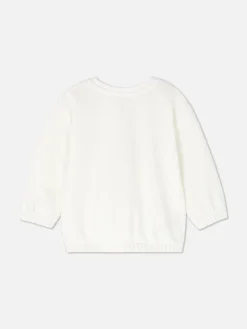 Pulls Et Gilets|Primark Sweat-shirt à Col Ras-du-cou à Coordonner Blanc