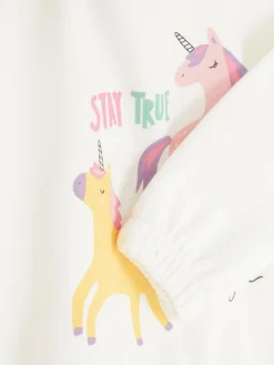 Pulls Et Gilets|Primark Sweat-shirt à Col Ras-du-cou à Coordonner Blanc