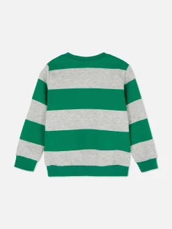 Sweats À Capuche Et Sweat-Shirts|Primark Sweat-shirt à Col Ras-du-cou Et Rayures Disney Mickey Mouse Vert