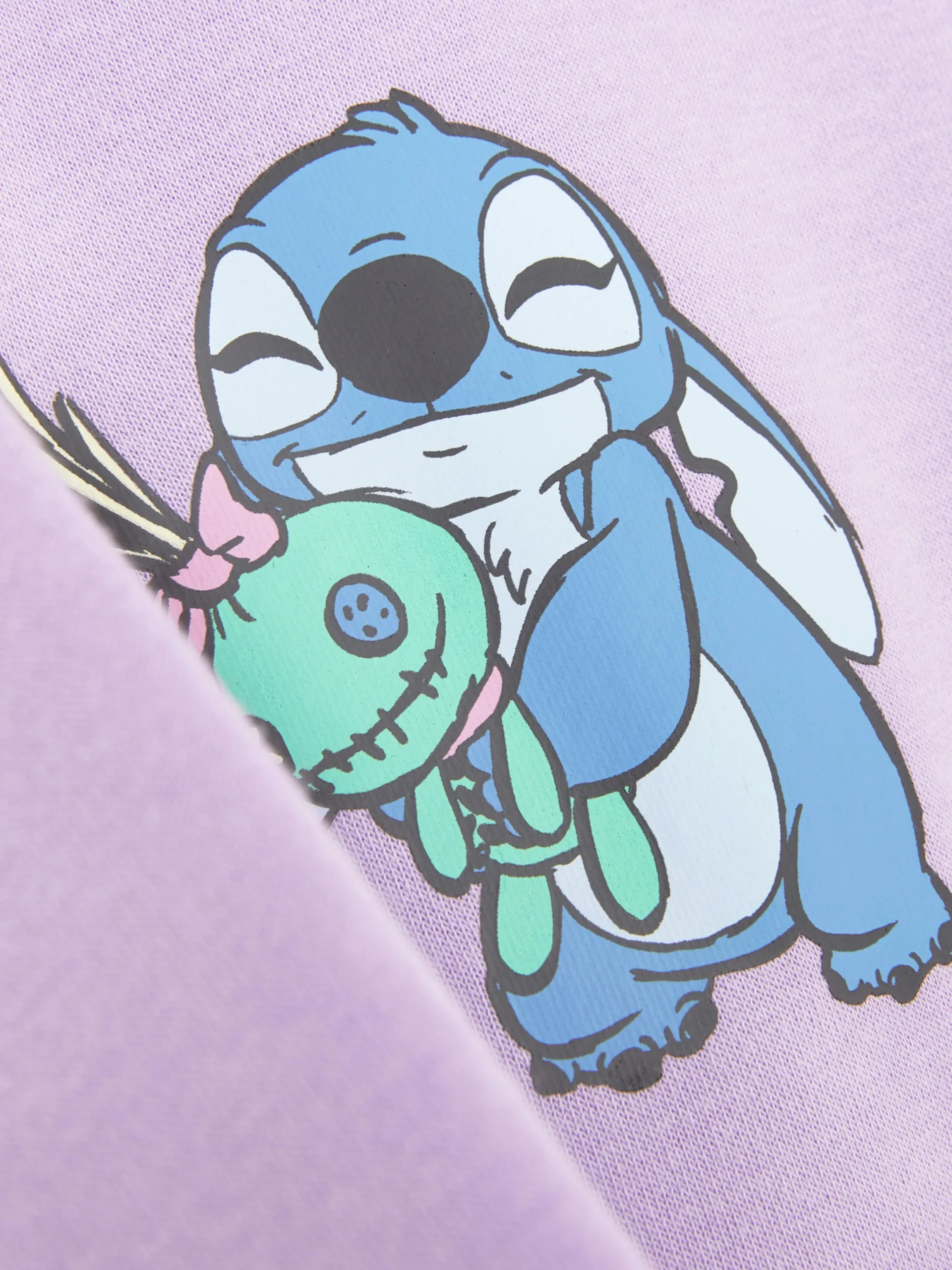 Sweats À Capuche Et Sweat-Shirts|Primark Sweat-shirt à Col Ras-du-cou Disney Stitch & Angel Violet