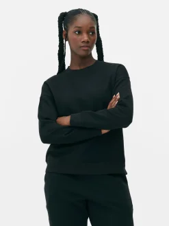 Sweats À Capuche Et Sweat-Shirts|Primark Sweat-shirt à Col Ras-du-cou Classique Noir