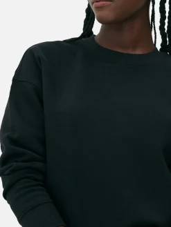 Sweats À Capuche Et Sweat-Shirts|Primark Sweat-shirt à Col Ras-du-cou Classique Noir