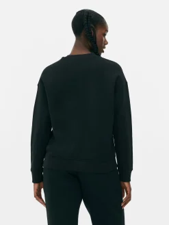 Sweats À Capuche Et Sweat-Shirts|Primark Sweat-shirt à Col Ras-du-cou Classique Noir