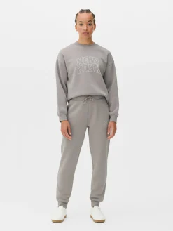 Sweats À Capuche Et Sweat-Shirts|Primark Sweat-shirt à Col Ras-du-cou Avec Message Gris