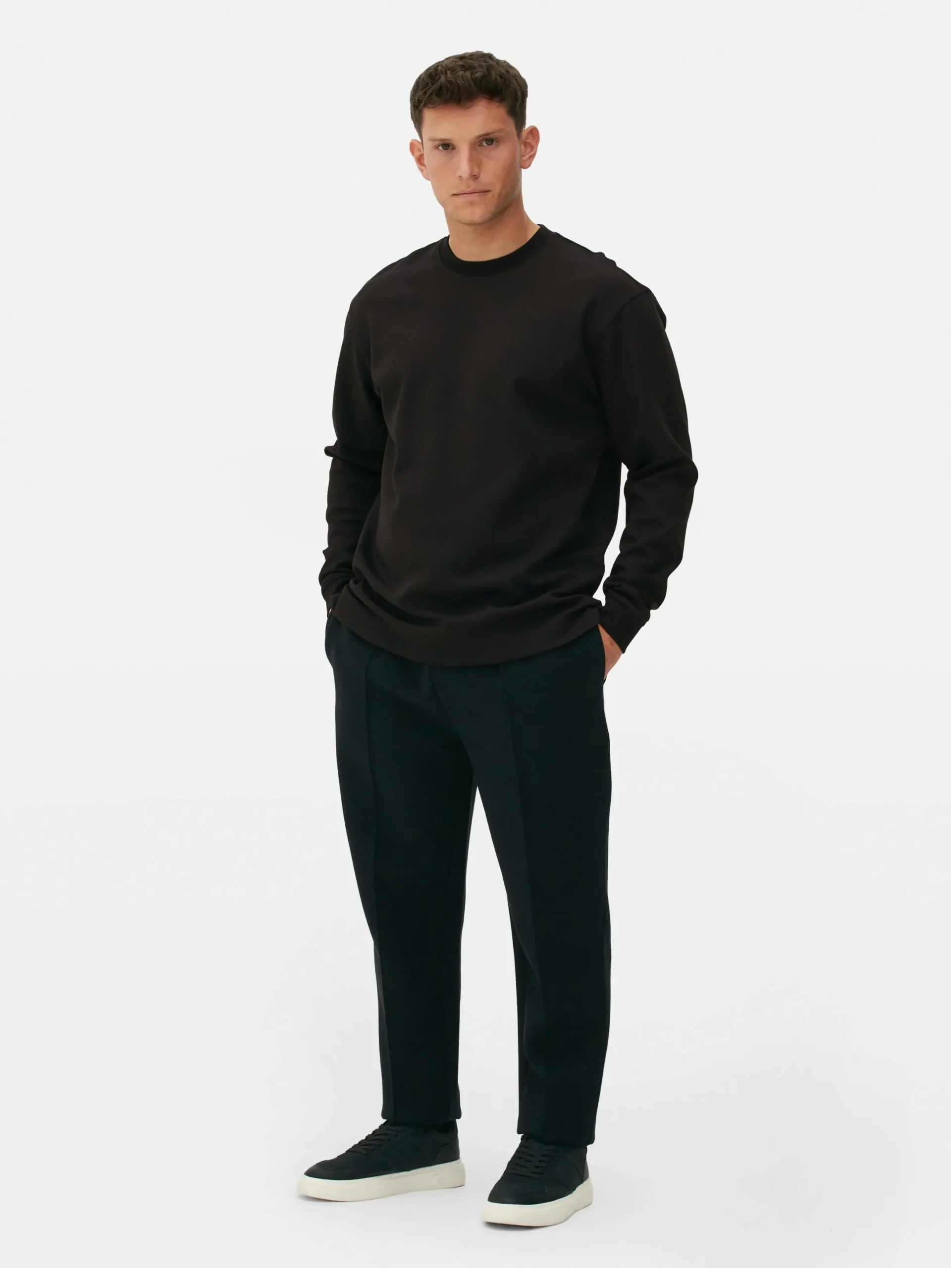 Sweats À Capuche Et Sweat-Shirts|Primark Sweat-shirt à Col Ras-du-cou Kem Noir