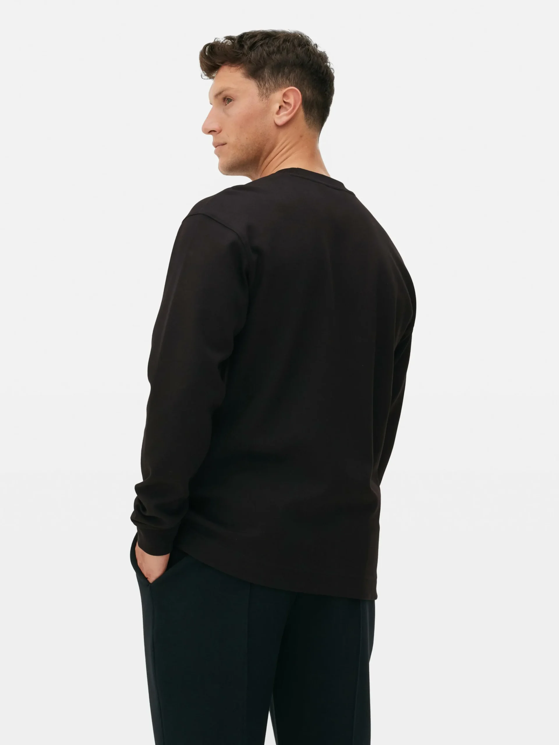 Sweats À Capuche Et Sweat-Shirts|Primark Sweat-shirt à Col Ras-du-cou Kem Noir