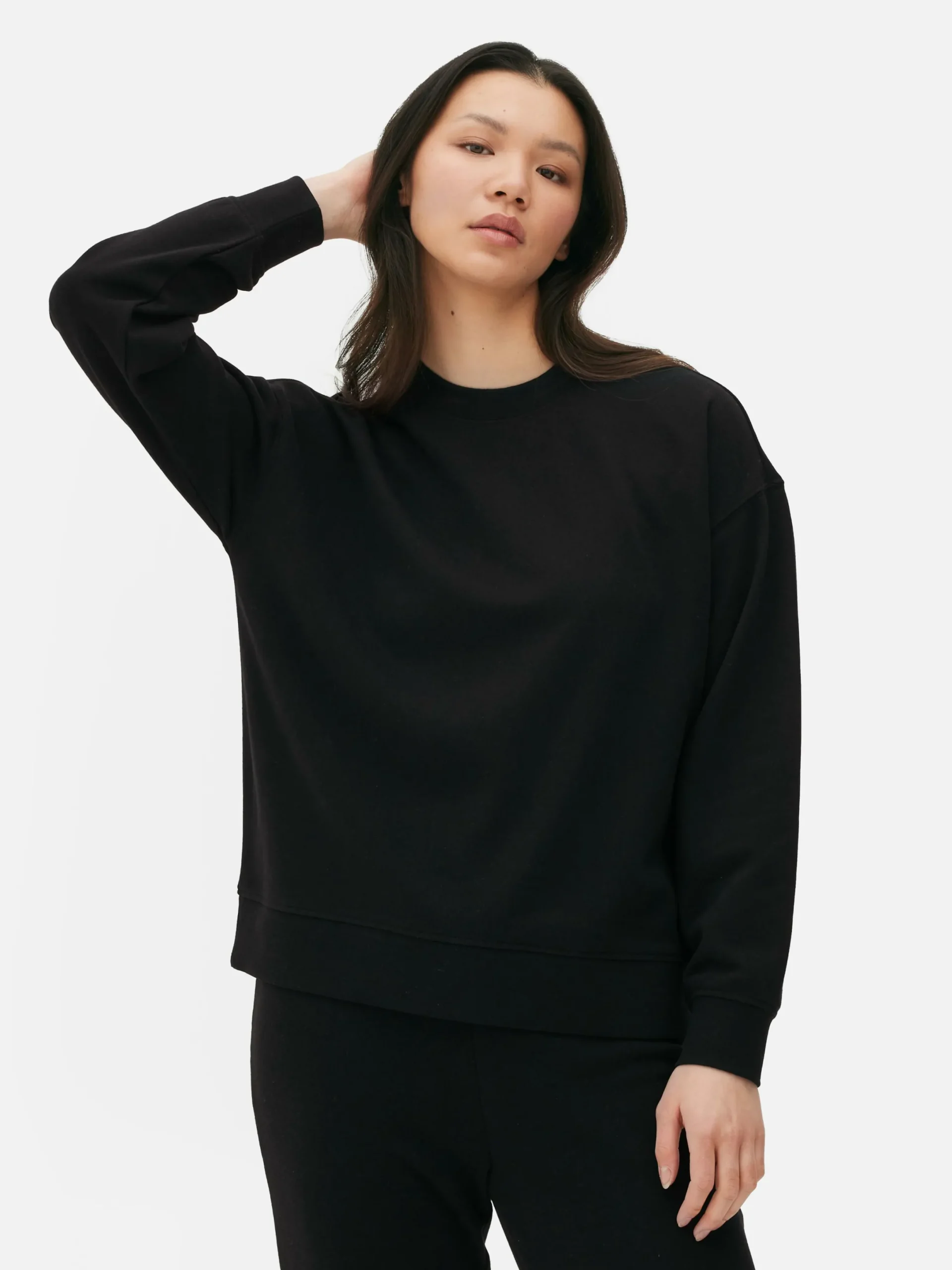 Sweats À Capuche Et Sweat-Shirts|Primark Sweat-shirt à Col Rond Noir