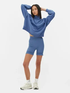 Vêtements De Sport|Primark Sweat-shirt à Col Zippé Kappa X Bleu
