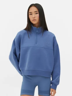 Vêtements De Sport|Primark Sweat-shirt à Col Zippé Kappa X Bleu