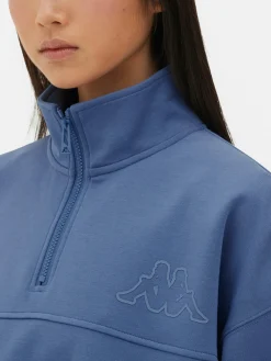 Vêtements De Sport|Primark Sweat-shirt à Col Zippé Kappa X Bleu